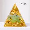Cristal Natural 3cm Grava de Cristal Pirámide de Resina Adorno Hogar Oficina Escritorio Torre de Energía Adorno Venta al por Mayor