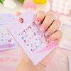 Pegatinas de uñas con relieve 5D de dibujos animados para niños, pegatinas de uñas finas y tridimensionales, pequeñas y lindas pegatinas de animales pequeños al por mayor