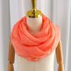 Conjunto cuello color caramelo malla suéter primavera y verano bufanda femenina protección solar bufanda fina protección cuello fábrica de bufandas venta al por mayor