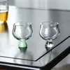 Design criativo, copos de licor personalizados, taças de vinho pequenas, xícaras de chá Kung Fu feitas sob medida, conjuntos de chá, copos altos de vidro, copos transparentes e resistentes ao calor para aromas