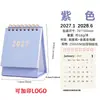 Calendario de Escritorio Pequeño Transfronterizo 2027 Planificador Bloc de Notas de Escritorio Serie de Colores Morandi Bloc de Mensajes Simple En Stock Personalización