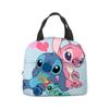 Bolsa de almuerzo con diseño de estrella de Stitch, lonchera de dibujos animados de Stitch para bebé, bolsa de picnic de papel de aluminio, lonchera portátil, bolsa de hielo