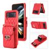 Para Samsung Z Flip3 4 Estuche Pequeño con Tarjetero de Organza y Colgante para Pantalla Plegable Z Flip5 Estuche Protector