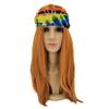 Gafas de Sol y Peluca de Moda Hippie para Fiesta de Rock Pesado Hip Hop Punk de los 80s Transfronterizas