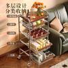Estante de Almacenamiento de Segunda Mano Carrito de Snacks Sala de Estar de Pie Móvil Cocina Cesta de Almacenamiento de Frutas y Verduras Sándwich Doméstico Multifuncional