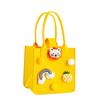 Bolsa de Fieltro Bolso de Fieltro Dibujo Animado Bola de Pelo Regalo de Acompañamiento Luna Llena Banquete de Cien Días Regalo Bolsa de Fieltro