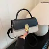Bolso Único de Bloques de Color para Mujer 2026 Nuevo Elegante Bolso Cruzado Ins Hombro Pequeño Cuadrado Bolso de Axila