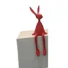 Figura de Conejo Sentado para Entrada de Sala de Estar, Pared de Fondo de TV, Aparador de Vinos, Decoración Minimalista Moderna Italiana de Lujo