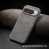 Funda para Teléfono Móvil Google Pixel 11Pro, Funda Protectora Anticaídas 10A con Tarjetero de Piel de Oveja tipo Piel