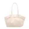 Bolsa de axila niche estilo coreano, nova coleção primavera 2026, bolsa tote de grande capacidade, versátil para o dia a dia, bolsa de ombro feminina