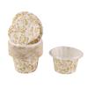 Vaso de papel para pastel, vaso de encaje, nuevo estampado, resistente a altas temperaturas, molde para muffins, 50 piezas/tira
