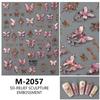 Las Nuevas Pegatinas de Mariposa Luz de Concha de Xiaohongshu Se Pierden Colaboración Estilo Japonés Alas de Mariposa Pegatinas Románticas de Mariposa para Uñas