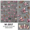 Nueva manicura primaveral colorida con pequeñas flores silvestres, pegatinas de manicura con relieve, pintura al óleo romántica, pegatinas frescas, sencillas y bonitas para uñas.