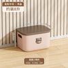 Caja de Almacenamiento de Escritorio para Sala de Estar en Casa con Tapa Gran Capacidad Caja de Almacenamiento de Juguetes Plástico Engrosado a Prueba de Polvo Caja de Almacenamiento de Ropa