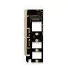 Placa Adaptadora M.2 NVMe para PCI-E Converte SSD M.2 para Expansão PCI-e x1/x4/x16 Conexão Externa de Upgrade