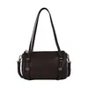 Bolso cilíndrico versátil de moda estilo coreano para mujer, nuevo modelo 2026, bolso de hombro elegante y a la moda, bolso cruzado vintage y único