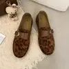 Zapatos Planos Versátiles Estilo Coreano 2026 Zapatos de Plataforma Retro Zapatos Casuales de Otoño Zapatos Individuales Zapatos para Conducir Zapatos de Mujer Hebilla Nuevo Estilo