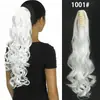 Comercio Exterior Transfronterizo Pelucas Europeas y Americanas Trenzadas, Coletas para Mujer, Cabello Largo Rizado, Extensiones de Coleta con Clip Invisible, Trenzas, Al por Mayor en Stock