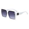 Gafas de Sol Retro de Montura Grande Estilo Urbano Protección UV Moda Verano Gafas Adelgazantes para Cara Grande Estilo Lujo Ligero