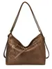 Mochila Retro Otoño e Invierno para Mujer 2026 Nuevo Estilo de Alta Gama Gran Capacidad Moderna Versátil Bolso Tote Bolso de Hombro para Viajar
