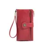 Nueva cartera multifuncional para mujer, estilo largo, gran capacidad, 21 ranuras para tarjetas, bolsa para teléfono, monedero para mujer, suministro directo del fabricante