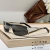 Exportación transfronteriza diseñador destacado Arco de Triunfo lisa nuevos lentes de sol personalizados gafas de sol retro para mujer 40283