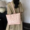 2025 Bolso Nuevo Mujer Edad Media Lindo Bolso de Mano Pu Más Fácil de Combinar Bolso Tote para Viajes Cotidianos Bolso Cubo