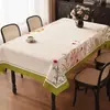 Toalha de Mesa Estilo Americano 2025 Novo Modelo Impermeável e à Prova de Óleo Lavável Pano para Mesa de Centro com um Toque de Luxo Leve e Sofisticado Jogo Americano