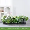 [Serie F100] Macetero con Planta Verde Artificial Decoración para Sala de Estar Interior Ventana de Piso a Techo Paisajismo Fotografía de Bodas Camino