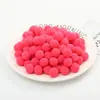 3cm 10 Piezas Por Paquete Bolas Blancas de Pelo de Alta Elasticidad Bolas de Pelo Pequeñas Coloridas de Poliéster Accesorios de Bolas de Felpa de Poliéster para Manualidades
