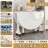 Nova Mesa Dobrável, Mesa Redonda Simples Móvel, Mesa de Jantar Criativa, Mesa de Jantar para Uso Doméstico, Mesa Redonda Grande Dobrável para Apartamento Pequeno