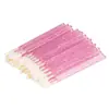 50 Piezas/Paquete en stock Cepillo de Labios de Cristal Empaque Individual Tamaño Portátil Cepillo de Labios Sizzy Especial para Maquilladores Labial Labio