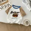 Camiseta de Manga Corta de Verano para Niños con Estampado de Dibujos Animados 100% Algodón Tallas Mediana y Pequeña para Niños Ropa de Verano 2026 Nuevo Elegante Holgado Versátil