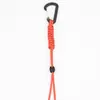 Novo Mosquetão Gancho Tático para Exterior Corda Paracord Pendurar Camping Emergência Fivela Rápida Pendurar na Bolsa Chaveiro Corda Anti-Perda Estilo Quente