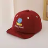 Chapéus Infantis Estilo Primavera e Outono Bonés de Beisebol com Aba Macia para Meninos Estilo Coreano Tendência Fofo Desenho de Pintinho Meninos e Meninas Bonés de Beisebol para Bebê