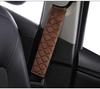 Almohadilla para cinturón de seguridad de coche exportación no correas hombro cuello felpa universal lino almohadilla de hombro condón exclusivo transfronterizo