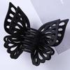 Novos Acessórios de Cabelo Estilo Coreano Feminino Presilha de Metal Colorida Candy Borboleta Fosca Disco de Metal Vazado Dupla Camada Versátil Presilha para Rabo de Cavalo Acessório de Cabeça