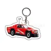 Chaveiro de acrílico de modelo de carro, pingente Caçador de Tempestades, chaveiro criativo com tema de carro para mochila, presente para estudante