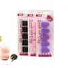 Fábrica transfronteriza al contado silicona uña uña uña removedor punta de dedo fácil removedor de uñas set salón de uñas herramienta removedora de uñas 6 colores