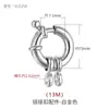 Hebilla Romana Más Anillo Hebilla de Resorte Hebilla Universal Trenzada Hecha a Mano para DIY Accesorios de Hebilla Pulsera Hebilla de Collar Hebilla de Conexión