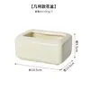 Caja de Pañuelos de Cerámica Simple, Decoración Creativa Moderna para Encimera, Caja de Pañuelos Irregular para Mesa de Café de Hotel