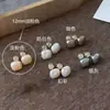 Pendientes de Perla Rosa de Alta Calidad con un Diseño de Nicho de Alta Gama, Lujo Ligero, Estilo Versátil y Popular, Pendientes y Accesorios para Orejas al por Mayor