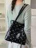 Shuai Mi Home Estilo Coreano Ins Lunares para Mujer 2026 Nuevo Nicho Cordón Moda para Viajar Bolso Tote de Hombro Único Bolso de Mano