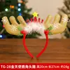 Diadema Navideña Diadema para Niños y Adultos Accesorios para la Cabeza Astas Muñeco de Nieve Papá Noel Festival Actuación Fiesta Disfraz Actuación