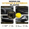 Pasta Revitalizadora e Reparadora de Plástico para Carro KineShineX para Para-choques, Caixas de Roda, Console Central, Painéis de Porta, Escurecimento e Melhoria do Cuidado