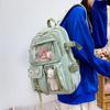 Mochila casual da moda estilo ins de menina Mochila escolar para estudante universitário mochila de boa aparência mochila fofa para menina
