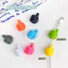 Clip de Fijación con Gancho para Pulgar Almacenamiento de Cables Adhesivo Lindo Organizador de Cables sin Perforaciones Gancho Adhesivo Cable de Datos