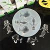 Espelho completo novo golfinho e sereia menina rabo de peixe argila uv cola gota cola silicone molde acessórios decoração