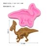 Diy gota cola molde variedade de dinossauro açúcar chocolate bolo molde tiranossauro rex silicone molde de gesso de cozimento