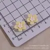 Accesorios de resina de flor de cinco pétalos multicolor brillante, clips para el pelo hechos a mano con pegamento de crema DIY, accesorios para el pelo, materiales para uñas, venta al por mayor
